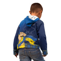 Personalized Ukraine Independence Day Kid Hoodie Monument Nezalezhnosti