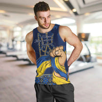 Personalized Ukraine Independence Day Men Tank Top Monument Nezalezhnosti