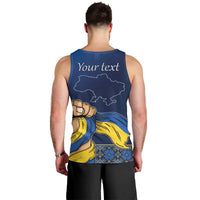 Personalized Ukraine Independence Day Men Tank Top Monument Nezalezhnosti
