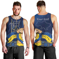 Personalized Ukraine Independence Day Men Tank Top Monument Nezalezhnosti