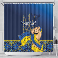 Personalized Ukraine Independence Day Shower Curtain Monument Nezalezhnosti