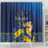 Personalized Ukraine Independence Day Shower Curtain Monument Nezalezhnosti