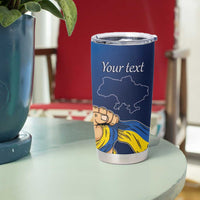 Personalized Ukraine Independence Day Tumbler Cup Monument Nezalezhnosti