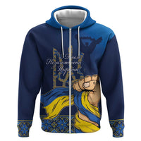 Personalized Ukraine Independence Day Zip Hoodie Monument Nezalezhnosti
