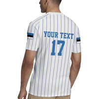 Custom Estonia Football Rugby Jersey Retro Jersey White Version