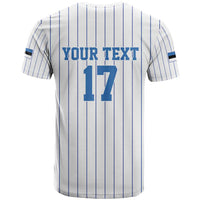 Custom Estonia Football T Shirt Retro Jersey White Version