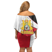 Haiti First Empire Family Matching Off Shoulder Short Dress and Hawaiian Shirt Anpi an Ayiti 1804-1806