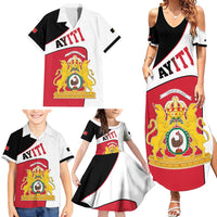Haiti First Empire Family Matching Summer Maxi Dress and Hawaiian Shirt Anpi an Ayiti 1804-1806