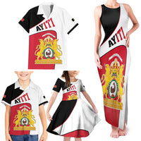 Haiti First Empire Family Matching Tank Maxi Dress and Hawaiian Shirt Anpi an Ayiti 1804-1806