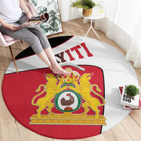 Haiti First Empire Round Carpet Anpi an Ayiti 1804-1806