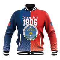 North Haiti State of Haiti Baseball Jacket Leta an Ayiti 1806-1811