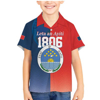 North Haiti State of Haiti Family Matching Mermaid Dress and Hawaiian Shirt Leta an Ayiti 1806-1811