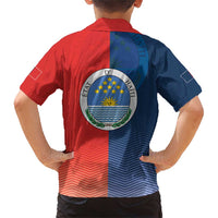 North Haiti State of Haiti Family Matching Short Sleeve Bodycon Dress and Hawaiian Shirt Leta an Ayiti 1806-1811