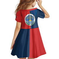 North Haiti State of Haiti Family Matching Short Sleeve Bodycon Dress and Hawaiian Shirt Leta an Ayiti 1806-1811