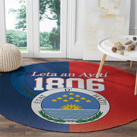 North Haiti State of Haiti Round Carpet Leta an Ayiti 1806-1811
