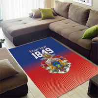 Personalized Haiti Second Empire Area Rug Anpi an Ayiti 1849-1859