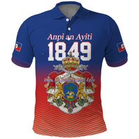 Personalized Haiti Second Empire Polo Shirt Anpi an Ayiti 1849-1859