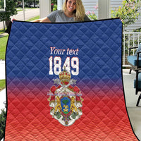 Personalized Haiti Second Empire Quilt Anpi an Ayiti 1849-1859