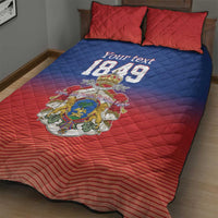 Personalized Haiti Second Empire Quilt Bed Set Anpi an Ayiti 1849-1859