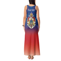 Personalized Haiti Second Empire Tank Maxi Dress Anpi an Ayiti 1849-1859