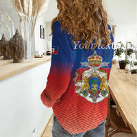 Personalized Haiti Second Empire Women Casual Shirt Anpi an Ayiti 1849-1859