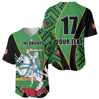 Republic of Lithuana Rugby Baseball Jersey Sporty Style