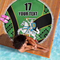 Republic of Lithuana Rugby Beach Blanket Sporty Style