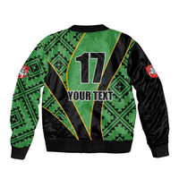 Republic of Lithuana Rugby Bomber Jacket Sporty Style