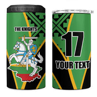 Republic of Lithuana Rugby 4 in 1 Can Cooler Tumbler Sporty Style