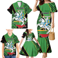 Republic of Lithuana Rugby Family Matching Mermaid Dress and Hawaiian Shirt Sporty Style