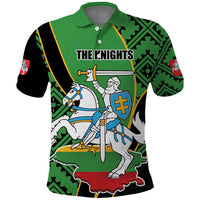 Republic of Lithuana Rugby Polo Shirt Sporty Style