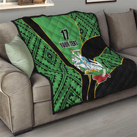 Republic of Lithuana Rugby Quilt Sporty Style