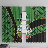 Republic of Lithuana Rugby Window Curtain Sporty Style LT17 - Wonder Print Shop