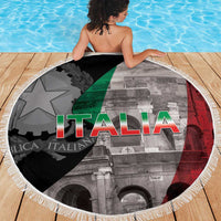 Italian Republic The Pantheon Beach Blanket Emblema della Repubblica Italiana