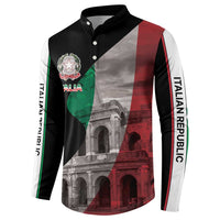 Italian Republic The Pantheon Button Sweatshirt Emblema della Repubblica Italiana