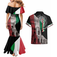 Italian Republic The Pantheon Couples Matching Mermaid Dress and Hawaiian Shirt Emblema della Repubblica Italiana
