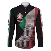 Italian Republic The Pantheon Family Matching Off Shoulder Maxi Dress and Hawaiian Shirt Emblema della Repubblica Italiana