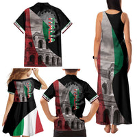 Italian Republic The Pantheon Family Matching Tank Maxi Dress and Hawaiian Shirt Emblema della Repubblica Italiana