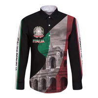 Italian Republic The Pantheon Long Sleeve Button Shirt Emblema della Repubblica Italiana