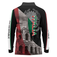 Italian Republic The Pantheon Long Sleeve Polo Shirt Emblema della Repubblica Italiana