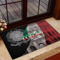 Italian Republic The Pantheon Rubber Doormat Emblema della Repubblica Italiana