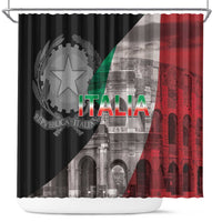 Italian Republic The Pantheon Shower Curtain Emblema della Repubblica Italiana
