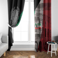 Italian Republic The Pantheon Window Curtain Emblema della Repubblica Italiana LT17 - Wonder Print Shop