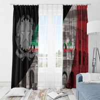 Italian Republic The Pantheon Window Curtain Emblema della Repubblica Italiana LT17 - Wonder Print Shop