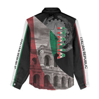 Italian Republic The Pantheon Women Casual Shirt Emblema della Repubblica Italiana LT17 - Wonder Print Shop