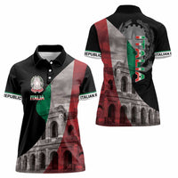 Italian Republic The Pantheon Women Polo Shirt Emblema della Repubblica Italiana LT17 - Wonder Print Shop