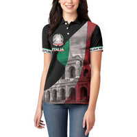 Italian Republic The Pantheon Women Polo Shirt Emblema della Repubblica Italiana LT17 - Wonder Print Shop