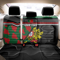 Personalized Portugal Coat of Arms with Carnation Back Car Seat Cover Portuguese Bandeira Verde-Rubra