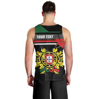 Personalized Portugal Coat of Arms with Carnation Men Tank Top Portuguese Bandeira Verde-Rubra