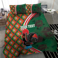 Personalized Portugal Rooster of Barcelos Bedding Set Portuguese Flag